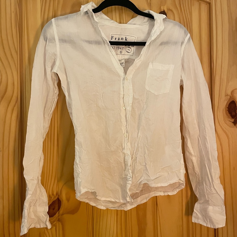 Frank and Eileen button down white long sleeve